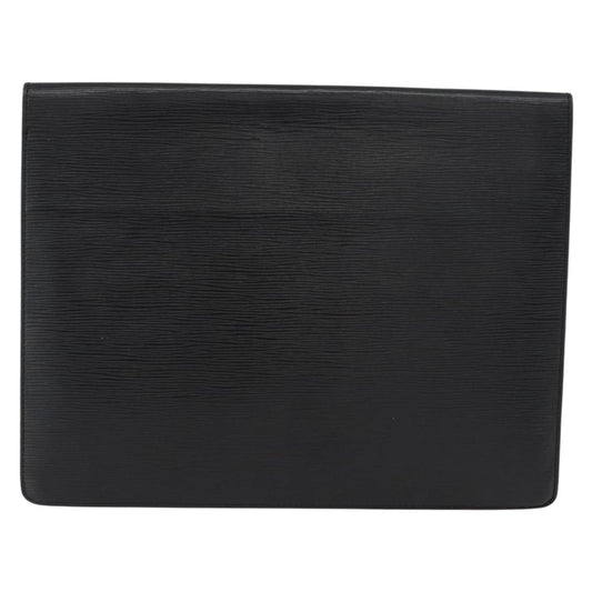 Louis Vuitton Porte-Documents Senateur Bag Epi Leather, BLACK, LEATHER, Briefcase