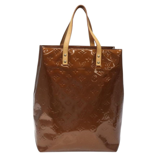 Louis Vuitton Reade Handbag Monogram Vernis, Brown, Patent Leather, Handbag