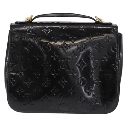 Louis Vuitton Mirada Handbag Monogram Vernis, BLACK, PATENT_LEATHER, Handbag
