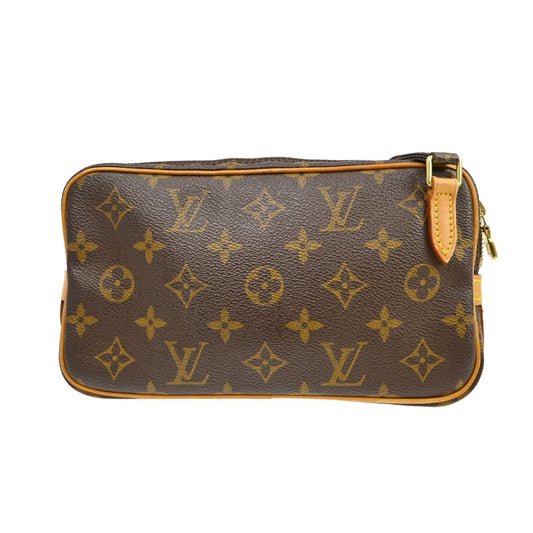 Louis Vuitton Pochette Marly Bandouliere Bag Monogram Canvas, Brown, Canvas, Shoulder Bag