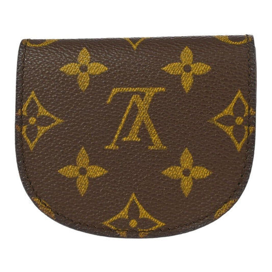 Louis Vuitton Porte Monnaie Gousset Canvas, BROWN, CANVAS, Wallets