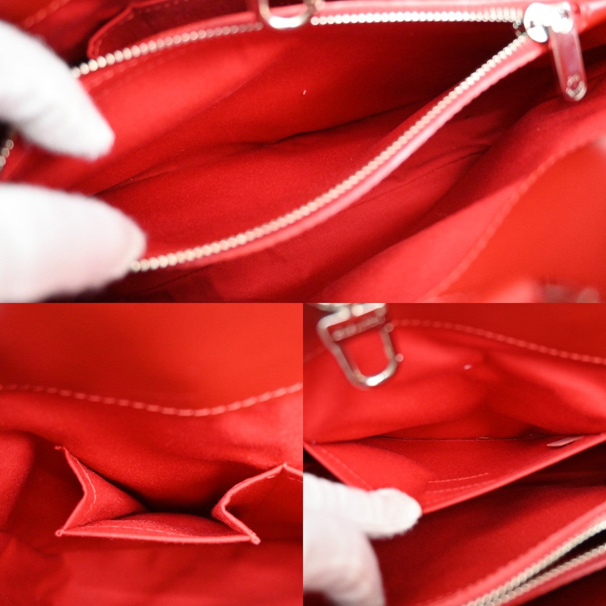 Louis Vuitton Passy Tote Epi Leather, RED, LEATHER, Tote bag