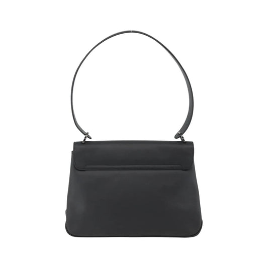 Salvatore Ferragamo Vala Canvas, Black, Canvas, Shoulder Bag