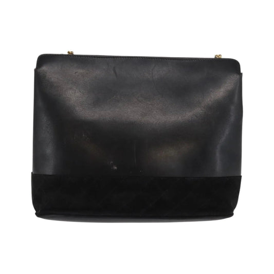 Salvatore Ferragamo Vintage Leather, Black, Leather, Shoulder Bag