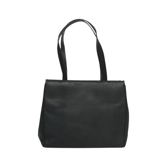Salvatore Ferragamo Vintage Vara Bow Tote Lizard Embossed Leather, Navy, Leather, Tote Bag