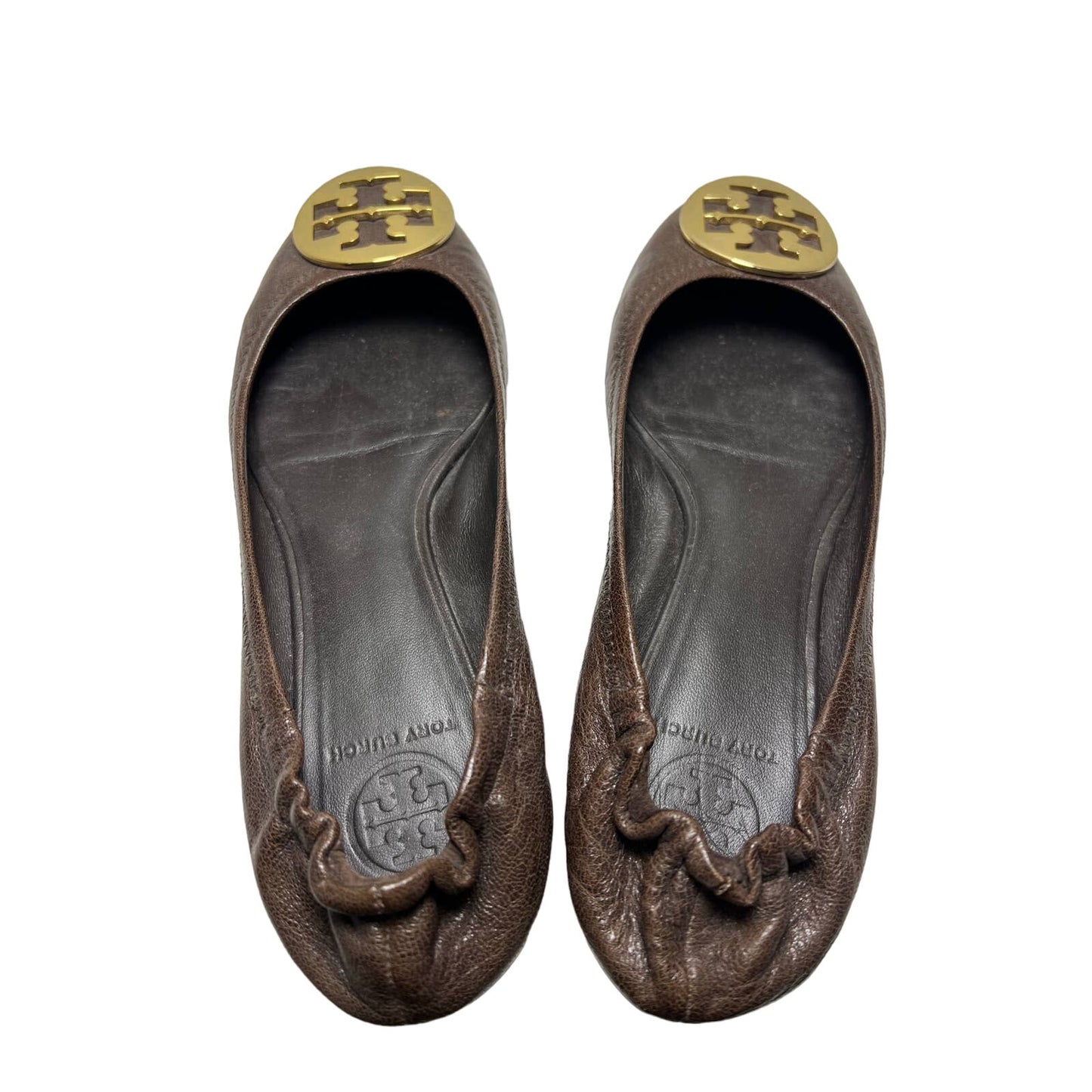 Φλατ μπαλέτο Tory Burch Minnie Travel 39 καφέ