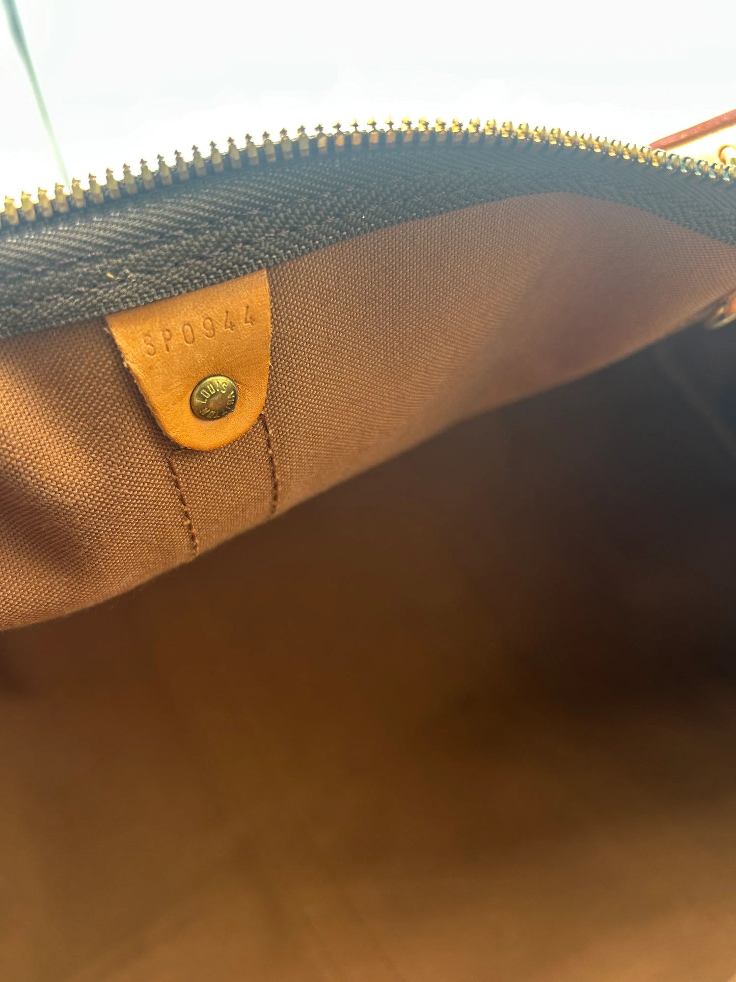 Louis Vuitton Keepall Monogram Canvas, Brown, Canvas, Travel Bag