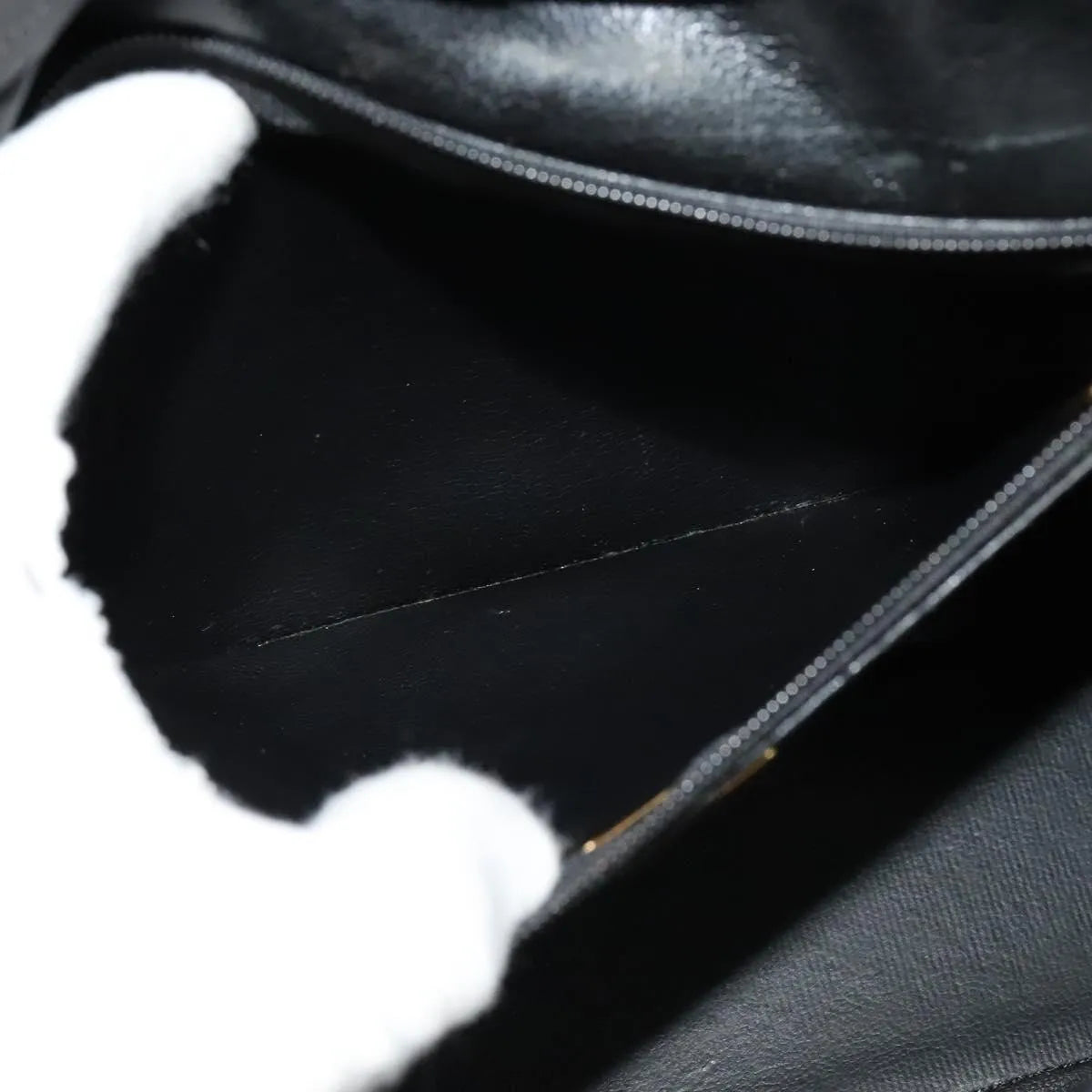 Christian Dior Vintage Leather, Black, Leather, Handbag