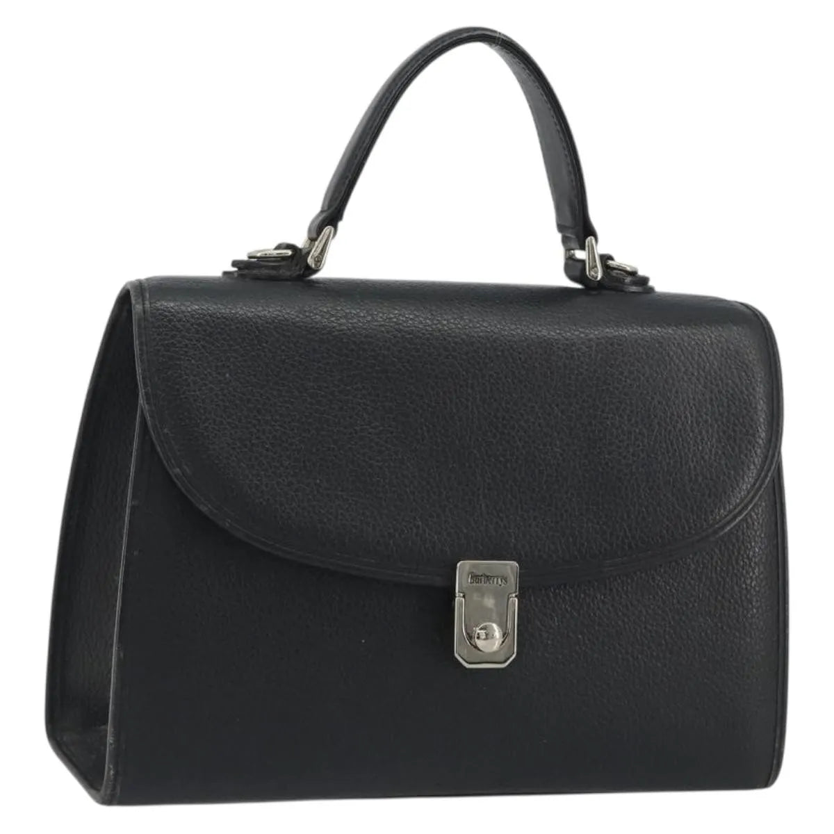 Burberry Vintage Leather, Black, Leather, Handbag