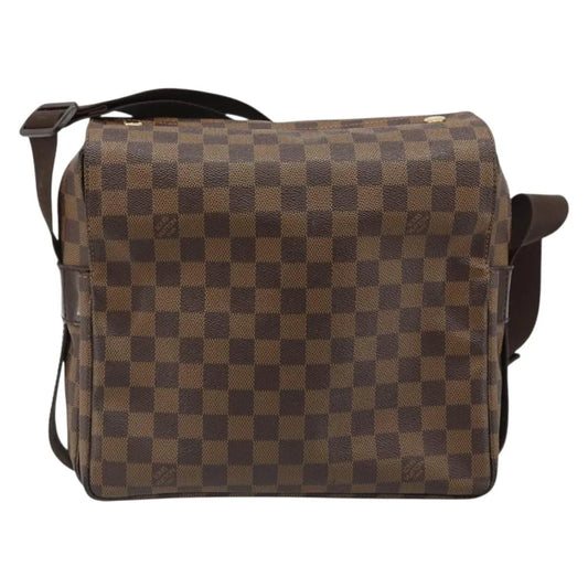Louis Vuitton Naviglio Damier, Brown, Canvas, Shoulder Bag