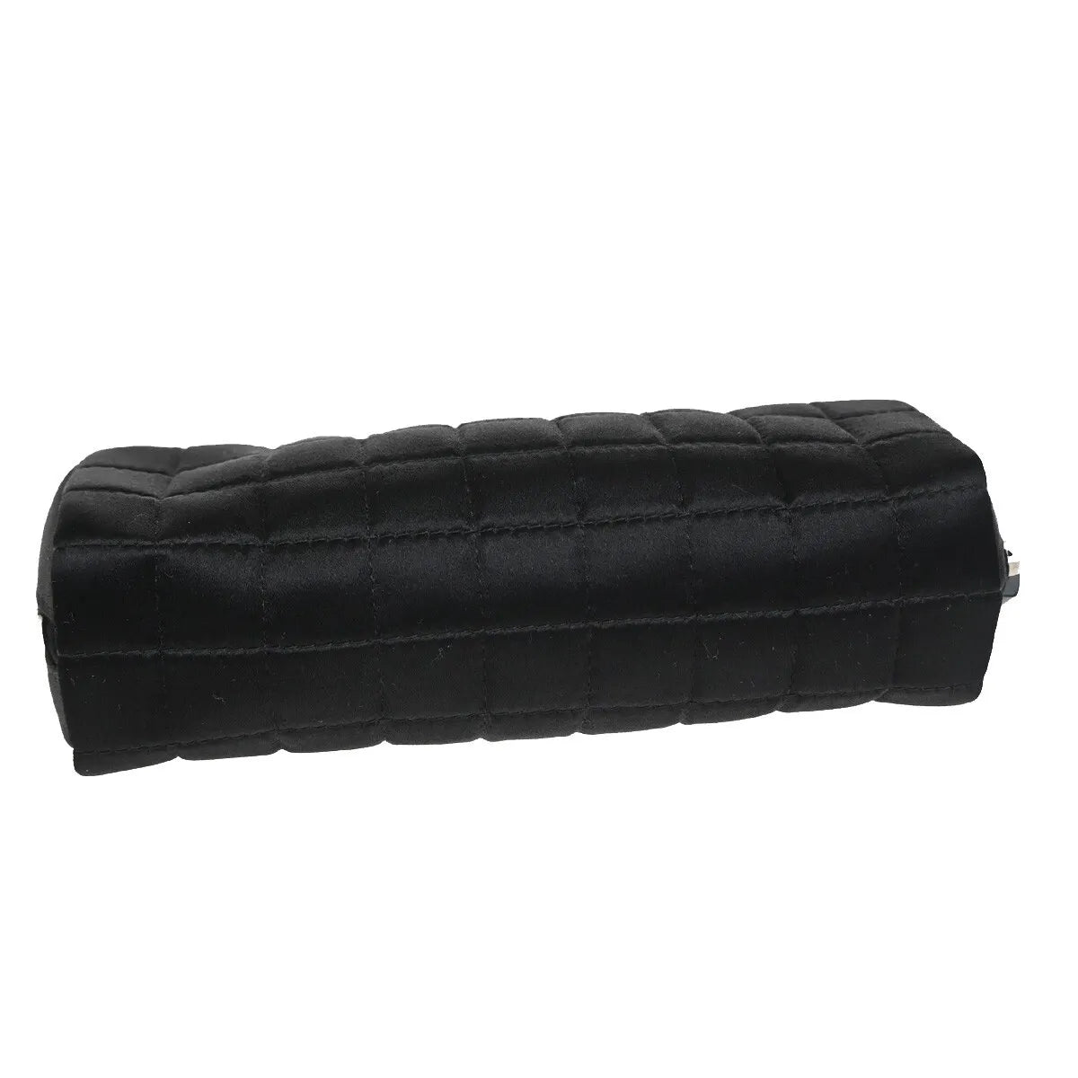 Chanel Chocolate Bar Clutch Nylon, Black, Nylon, Clutch