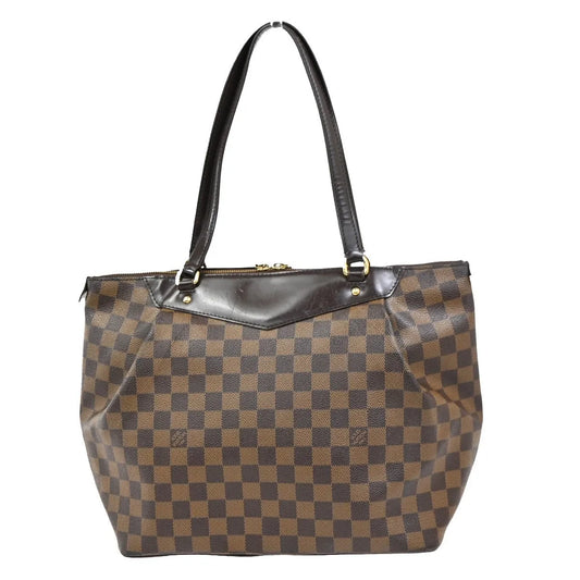 Louis Vuitton Westminster Damier, Brown, Canvas, Tote Bag