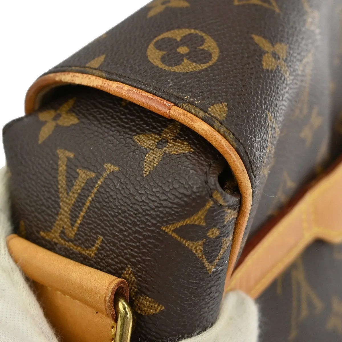 Louis Vuitton Abbesses Messenger Monogram Canvas, Brown, Canvas, Shoulder Bag