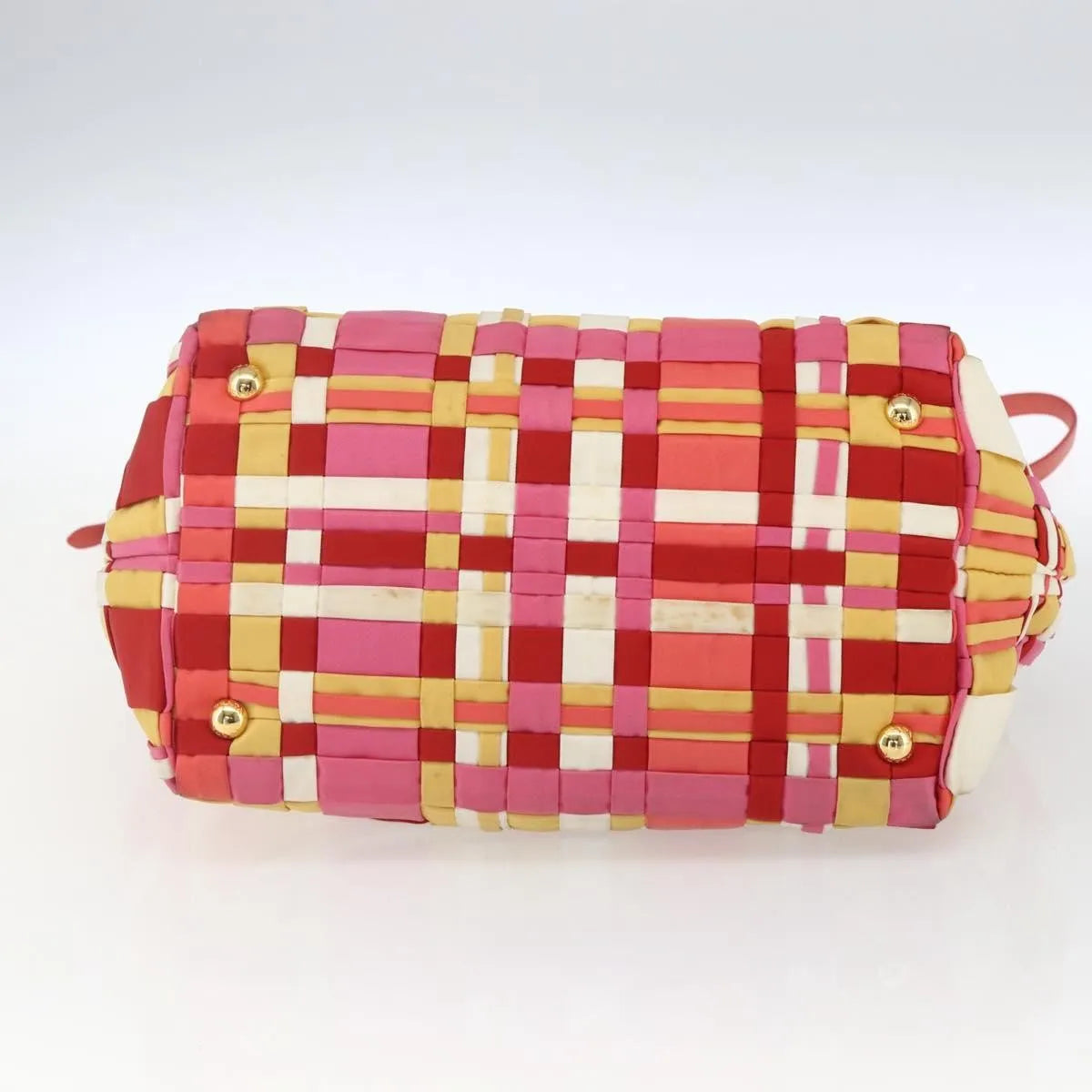 Prada Open Convertible Tote Woven Tessuto, Multicolour, Nylon, Tote Bag