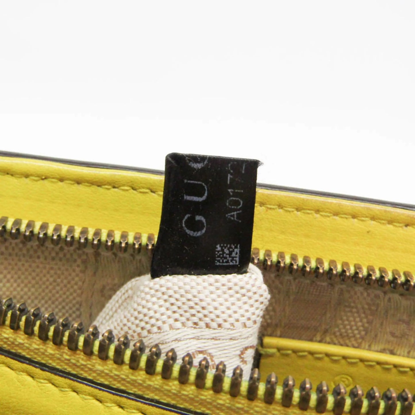 Gucci Bright Bit Convertible Tote Patent leather, Yellow, Patent Leather, Handbag