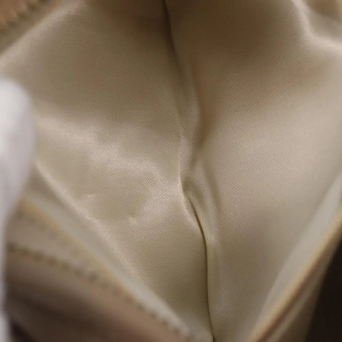Chanel Vintage Clutch Leather, Beige, Leather, Clutch