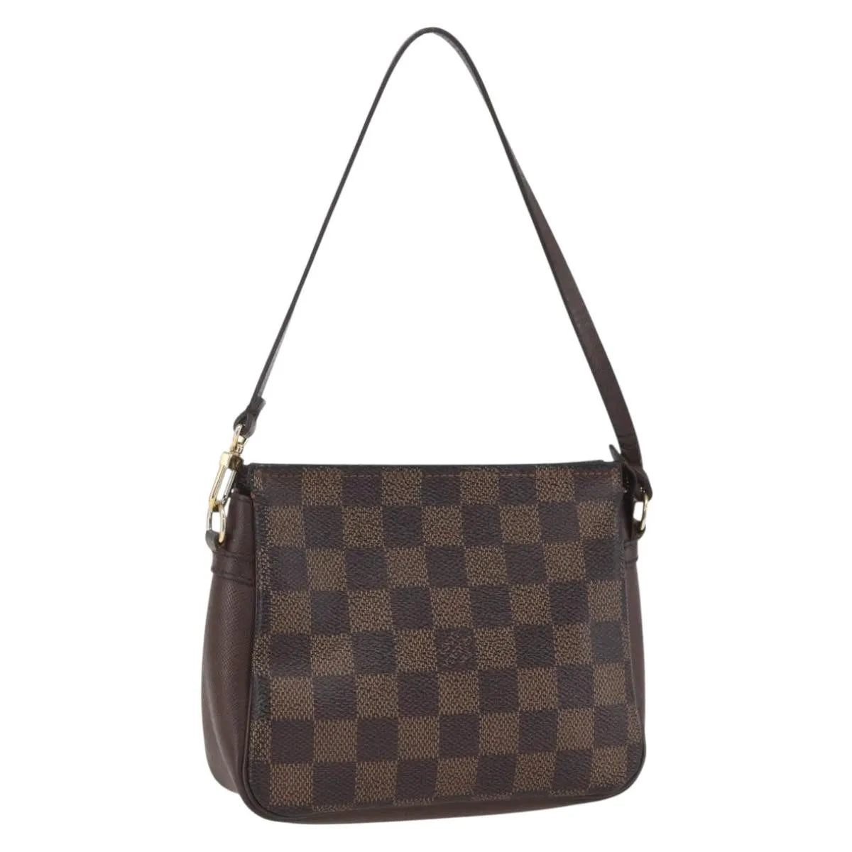 Louis Vuitton Trousse Make Up Damier Canvas, Brown, Canvas, Clutch