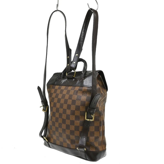 Louis Vuitton Soho Damier, Brown, Canvas, Backpack
