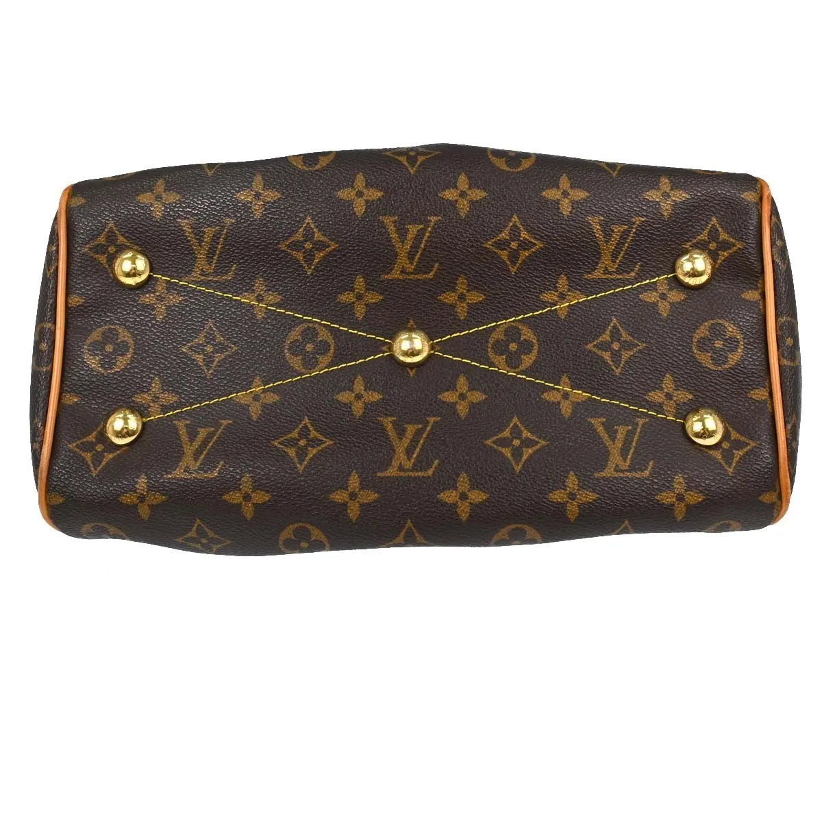 Louis Vuitton Tivoli Monogram, Brown, Canvas, Handbag