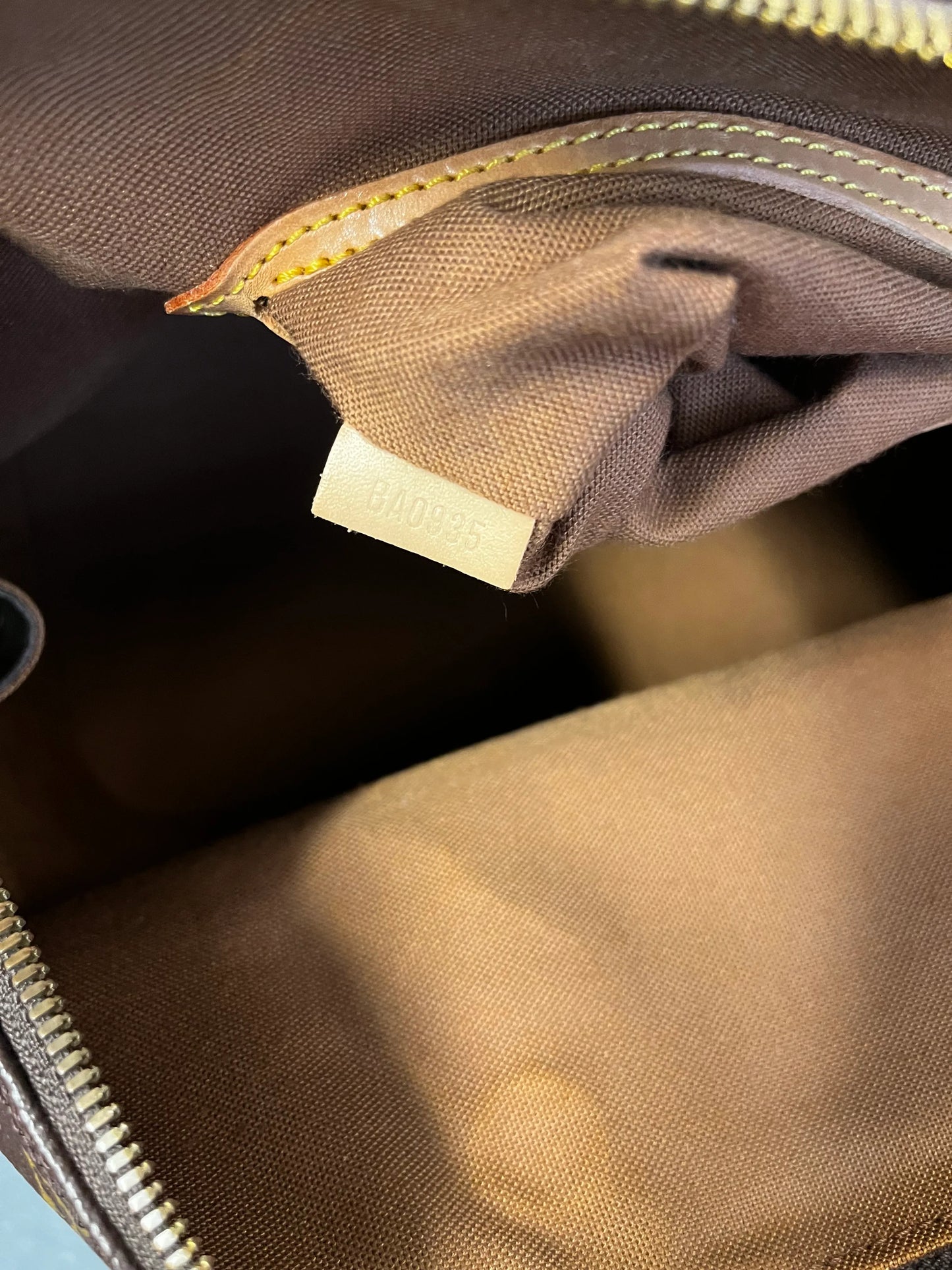 Louis Vuitton Alma Monogram Canvas, Brown, Canvas, Handbag