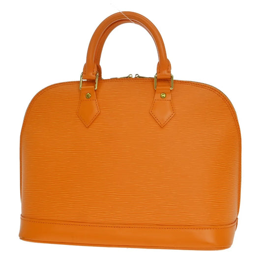 Louis Vuitton Alma Epi Leather, Orange, Leather, Handbag