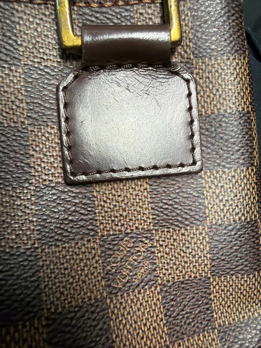 Louis Vuitton Bosphore Pochette Damier, Brown, Canvas, Shoulder Bag