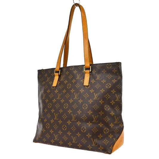 Louis Vuitton Cabas Mezzo Monogram Canvas, Brown, Canvas, Tote Bag