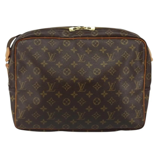 Louis Vuitton Reporter Monogram Canvas, Brown, Canvas, Shoulder Bag