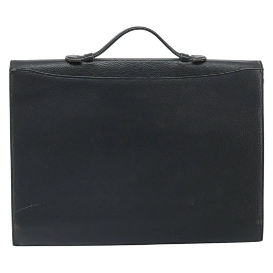 Burberry Vintage Leather, Black, Leather, Briefcase
