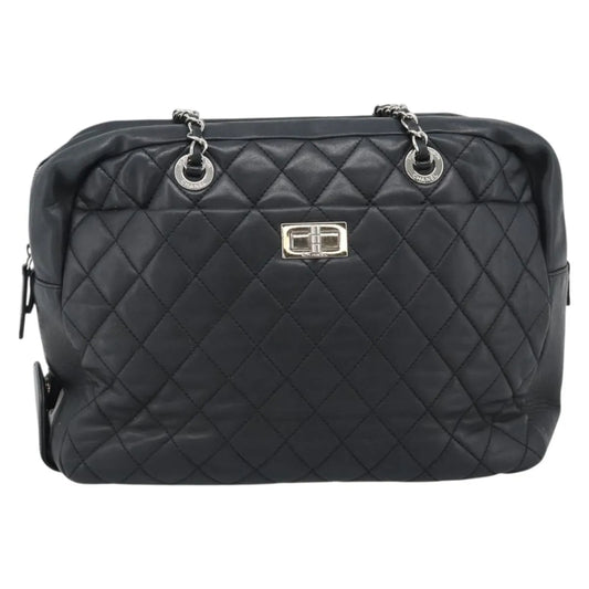 Chanel Reissue 2.55 Tote Quilted Calfskin, Black, Leather, Handbag