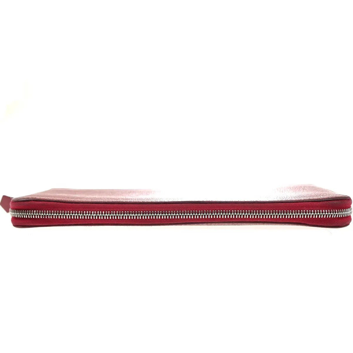 Hermes Azap Zip Around Epsom, Red, Leather, Wallet
