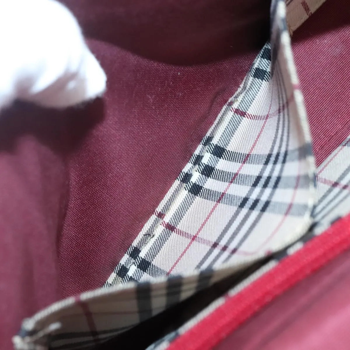 Burberry Vintage Leather, Red, Leather, Shoulder Bag