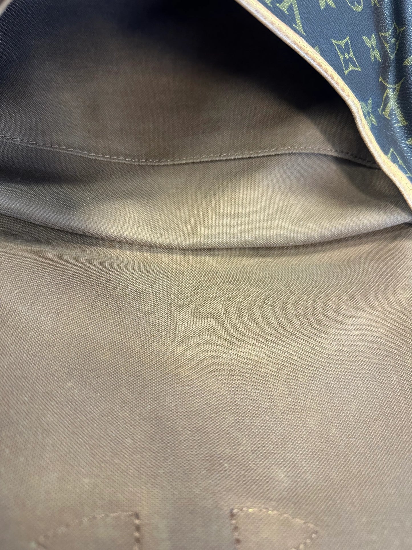 Louis Vuitton Saumur Monogram Canvas, Brown, Canvas, Shoulder Bag