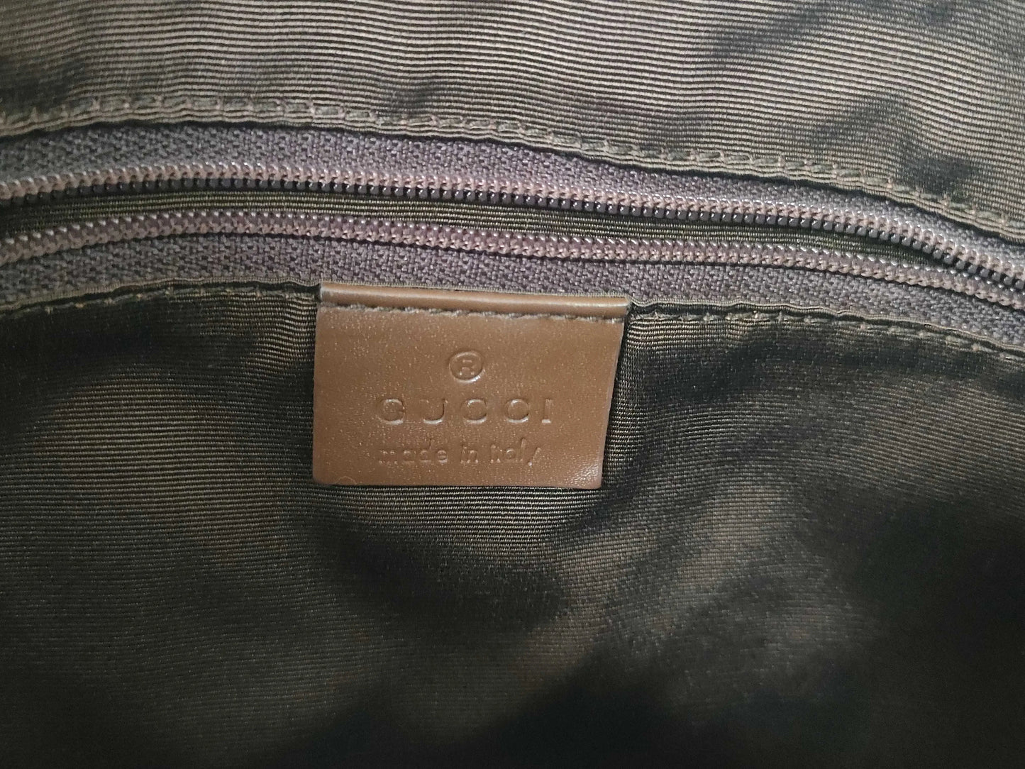 Gucci Jackie O GG Canvas with Leather, Beige, Canvas, Shoulder Bag