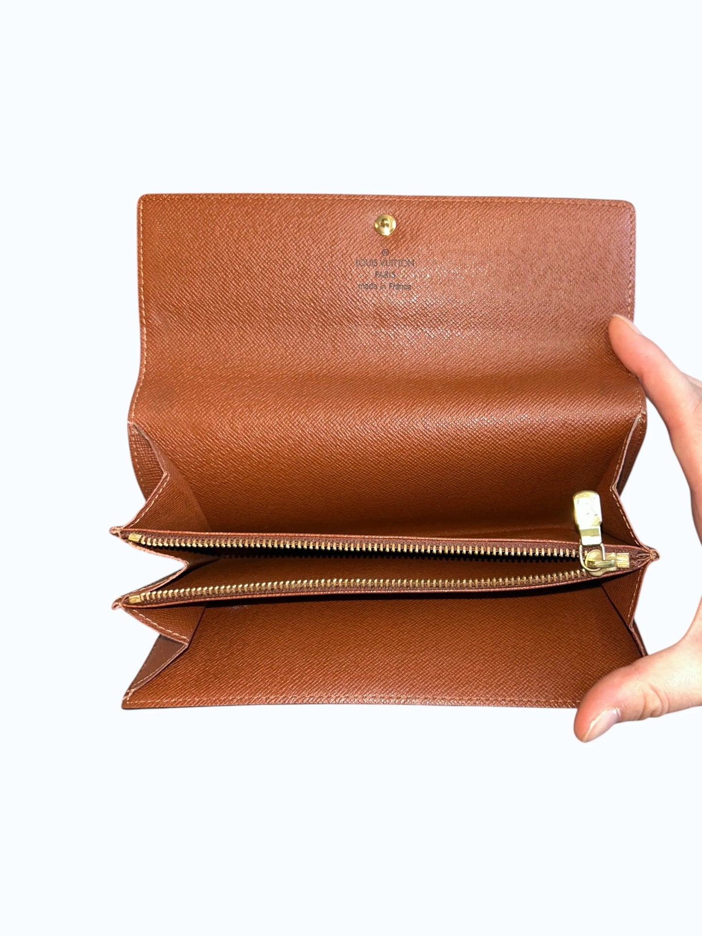 Louis Vuitton Virtuose Monogram Empreinte Leather, Brown, Canvas, Wallet
