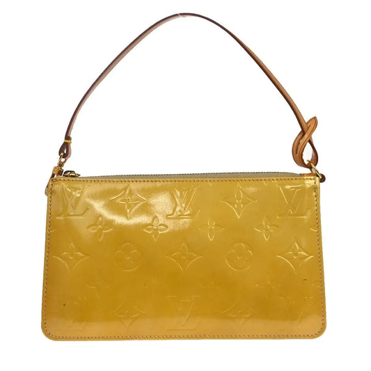 Louis Vuitton Lexington Pochette Monogram Vernis, Beige, Patent Leather, Clutch