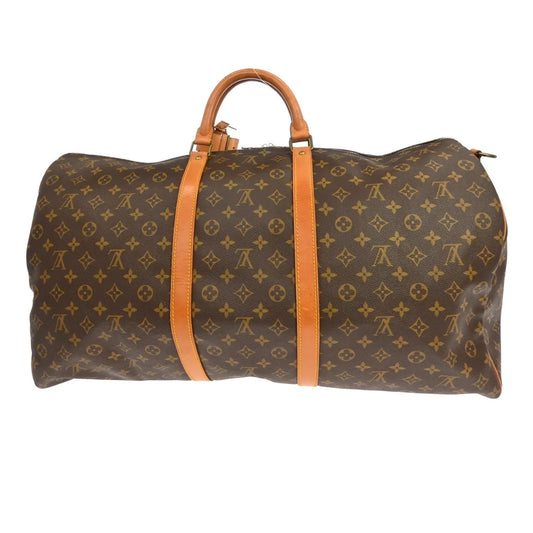 Louis Vuitton Keepall Bandouliere Monogram Canvas, Brown, Canvas, Travel Bag