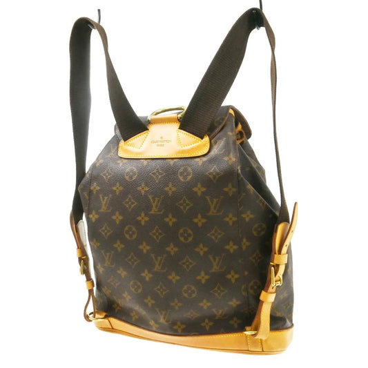Louis Vuitton Vintage Montsouris Monogram Canvas, Brown, Canvas, Backpack