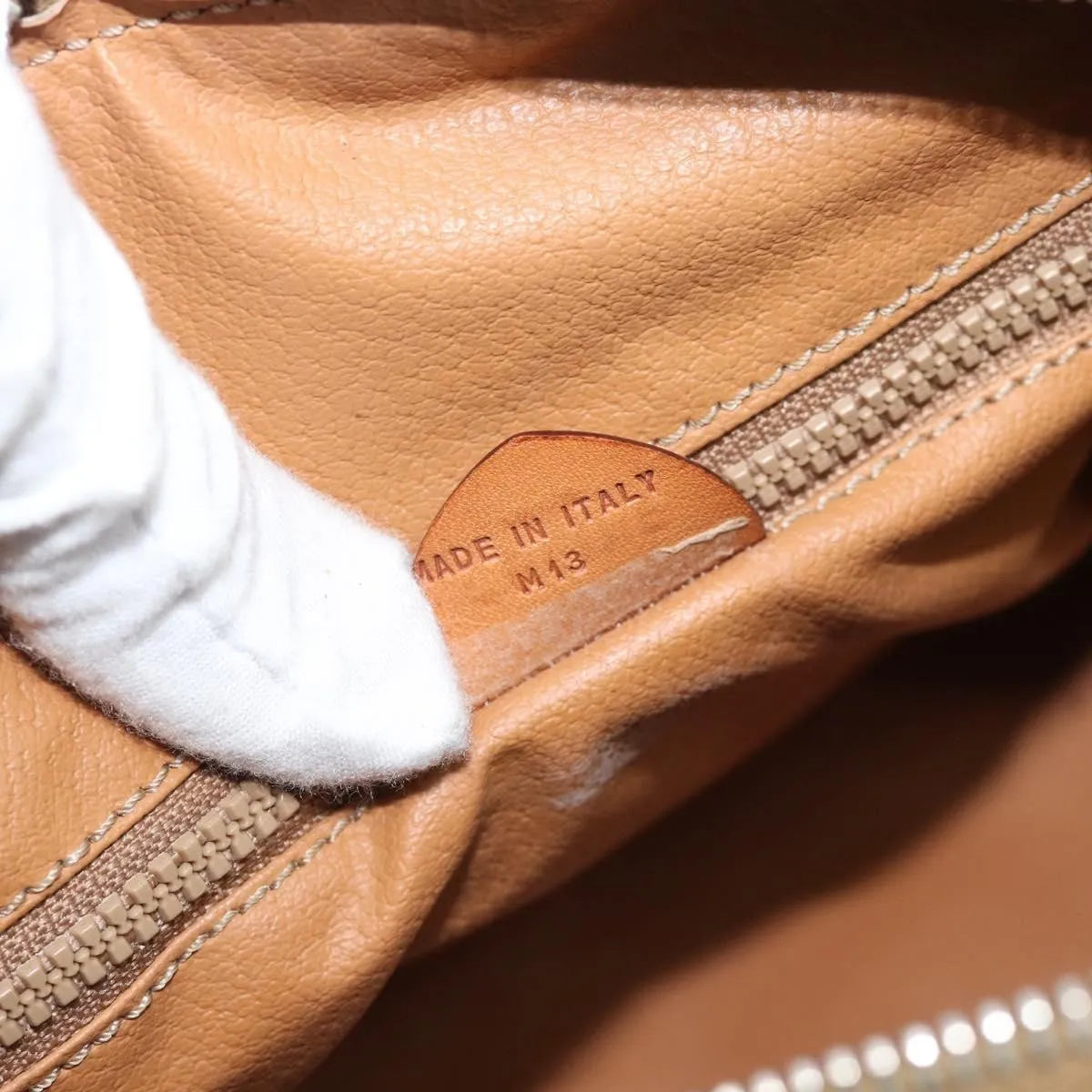 Celine boston Macadam Canvas, Brown, PVC, Travel Bag