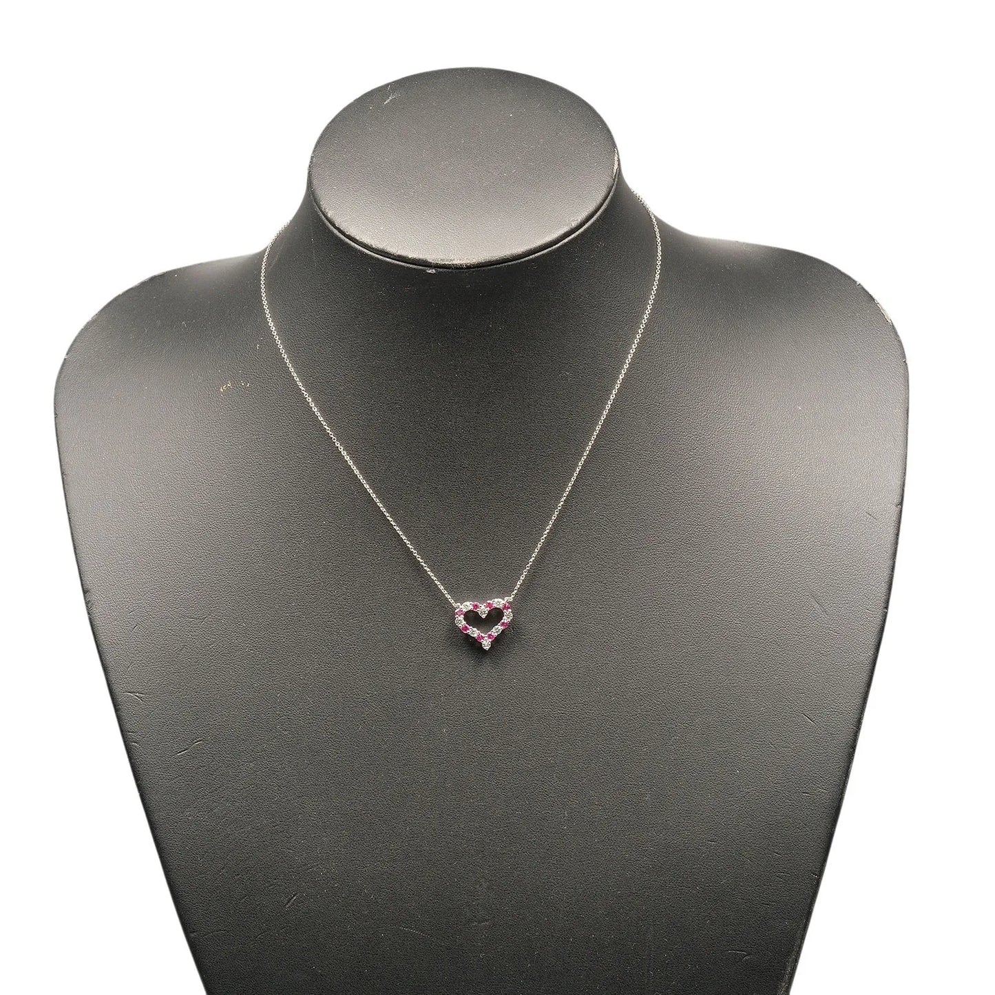 Tiffany & Co. Sentimental Heart Platinum, Silver, Platinum, Necklace