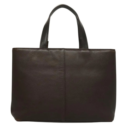 Burberry Vintage Leather, Brown, Leather, Handbag