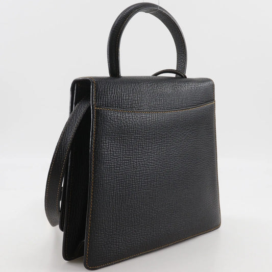 Loewe Barcelona Leather, Black, Leather, Handbag
