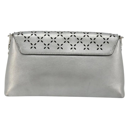 Louis Vuitton Love Note Chain Clutch Leather, Silver, Leather, Shoulder Bag