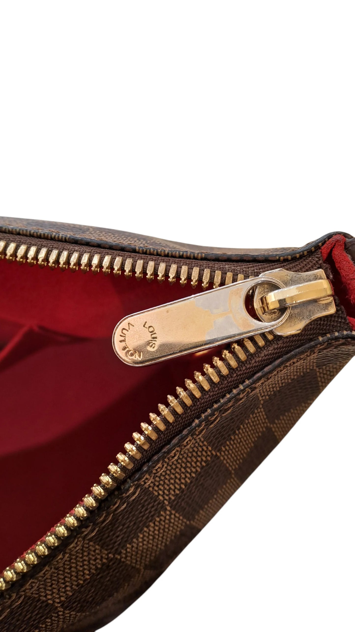 Louis Vuitton Saleya Damier, Brown, Leather, Tote Bag