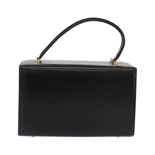 Versace Vintage Leather, Black, Leather, Handbag