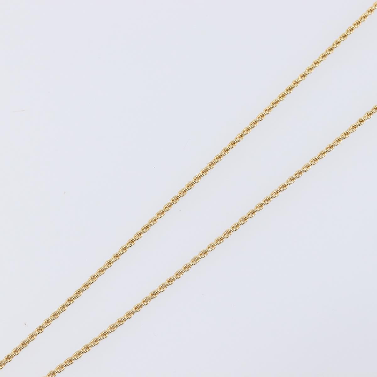 Christian Dior CD Pendant Metal, Gold, Metal, Necklace