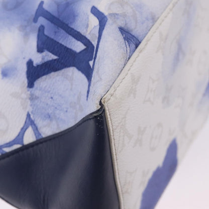 Louis Vuitton New Limited Edition Monogram Watercolor Canvas, Blue, Canvas, Tote Bag