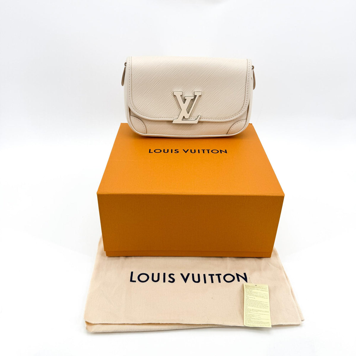 Louis Vuitton Buci Epi Leather, Beige, Leather, Handbag