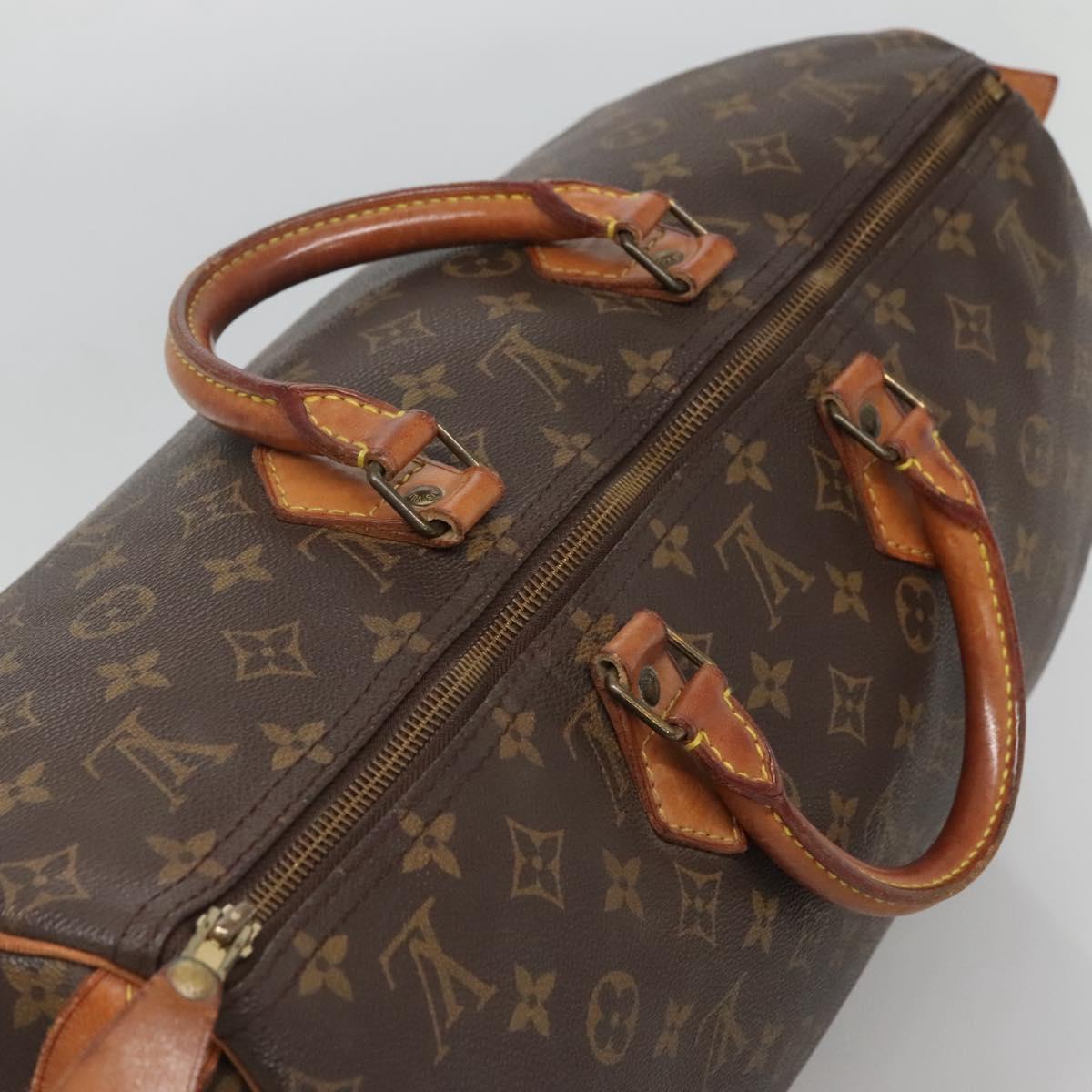 Louis Vuitton Speedy Bandouliere Bag Monogram Canvas, BROWN, CANVAS, Handbag