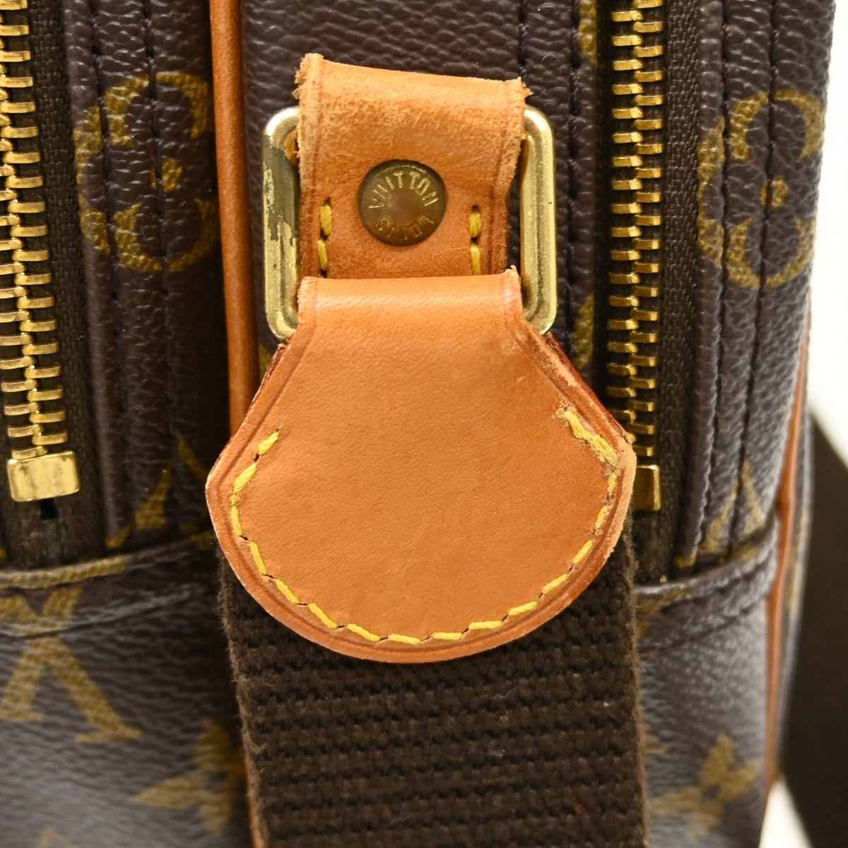 Louis Vuitton Reporter Monogram Canvas, Brown, Canvas, Shoulder Bag